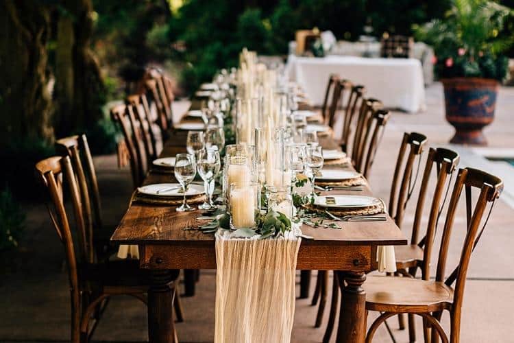 Helen and Chris: A Micro Wedding in Lancaster PA - wedding dinner table details