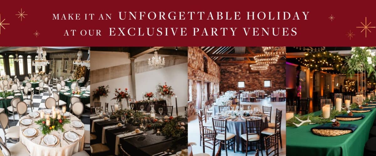 Make the Holidays Unforgettable at our Exclusive Holiday Party Venues