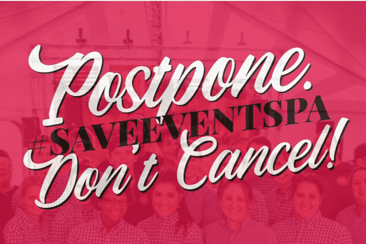 JDKs Covid-19 Response to #SaveEventsPA - postpone don't cancel