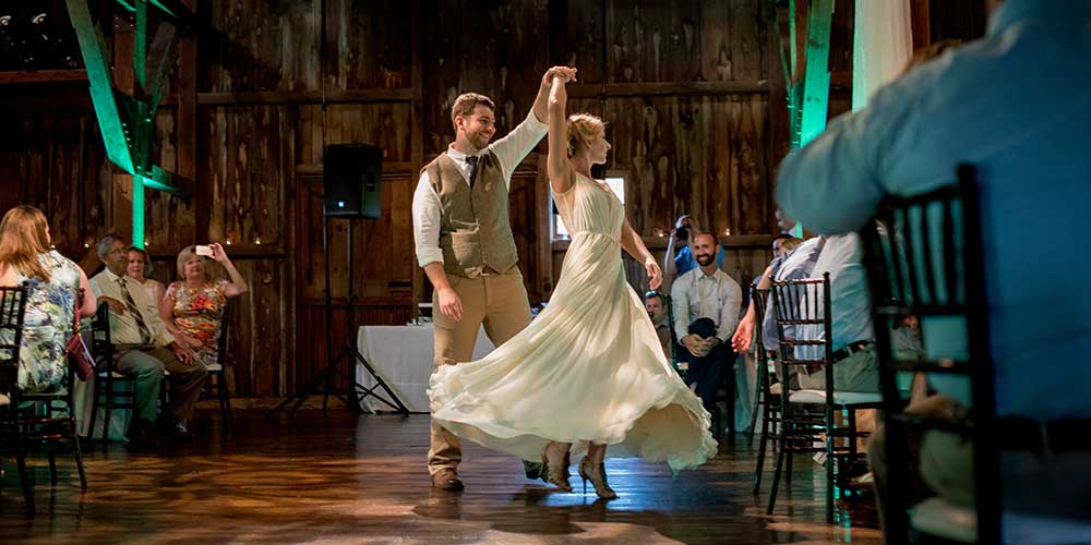 Lancaster-Rustic Wedding couple dance
