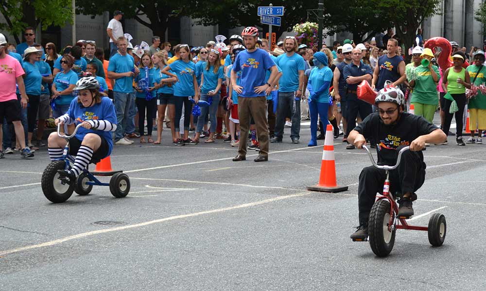 United Way Trike Race start