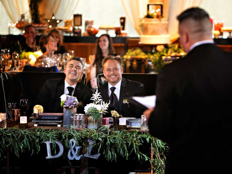 The JDK Group - Catering and Events Harrisburg, Lancaster, York - Simply the Best Caterer - David and Lee Tie the Knot